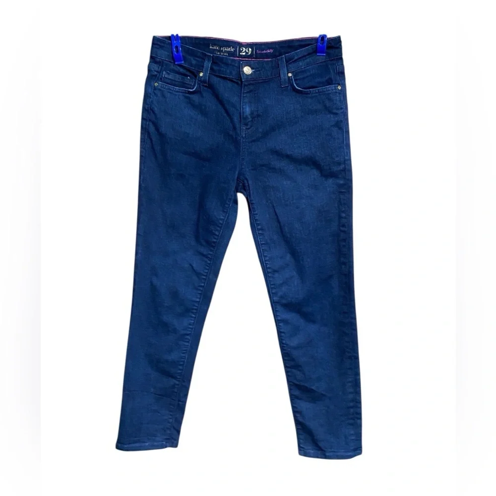 Kate Spade Broome Street Dark Wash Skinny Jeans Size 29‎ EUC Classic Chic